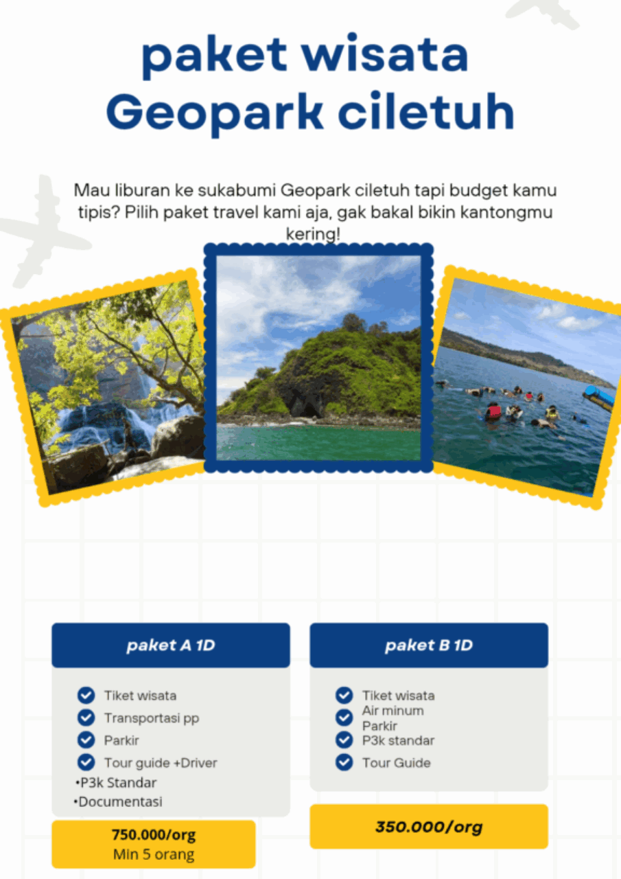 Paket Geopark ciletuh 1D